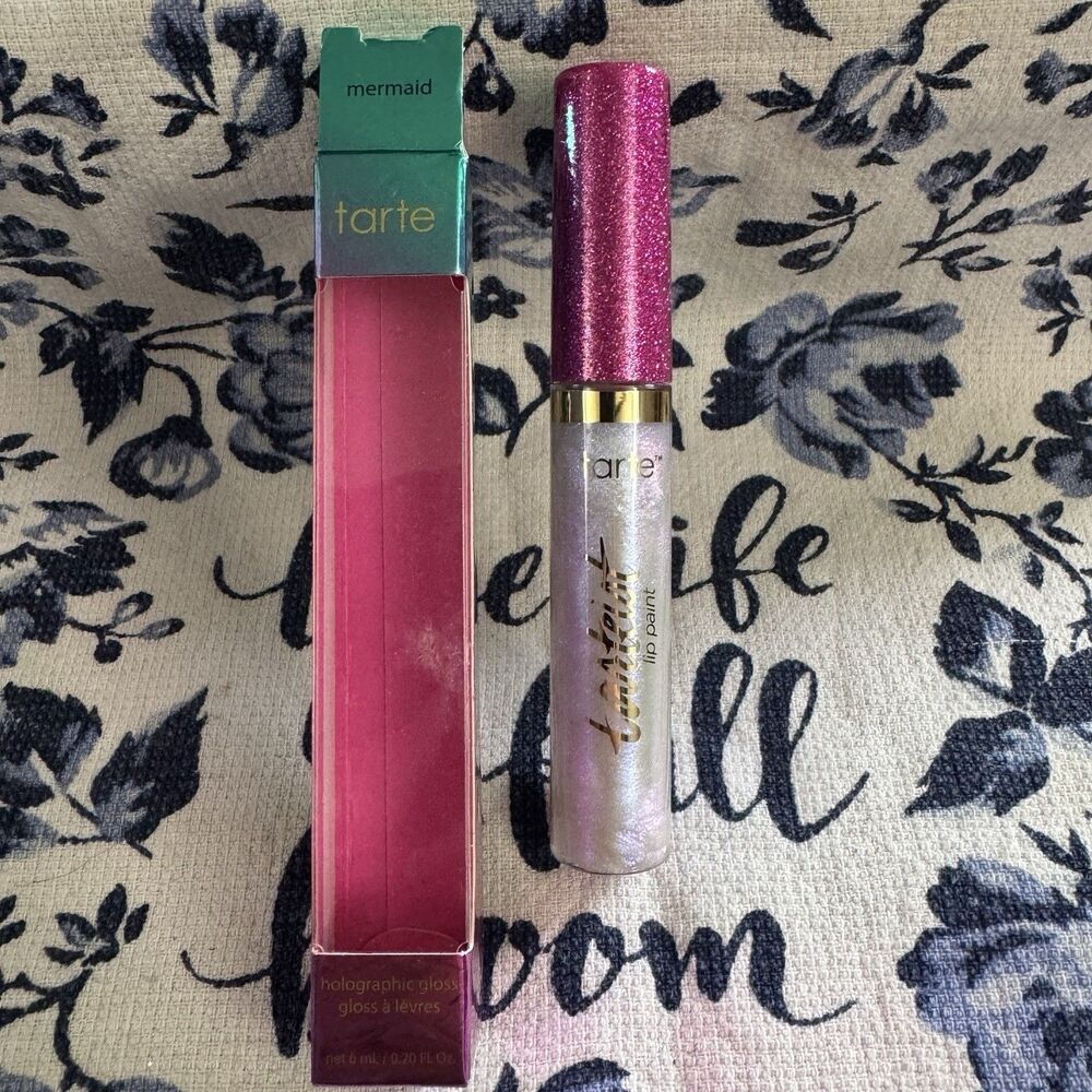 Tarte Tarteist Holographic Lip Paint Gloss - Mermaid - Limited Ed - NIB